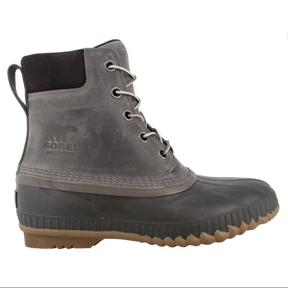 Sorel Cheyanne II Lace Duck Boots Gray Black - Picture 6 of 7